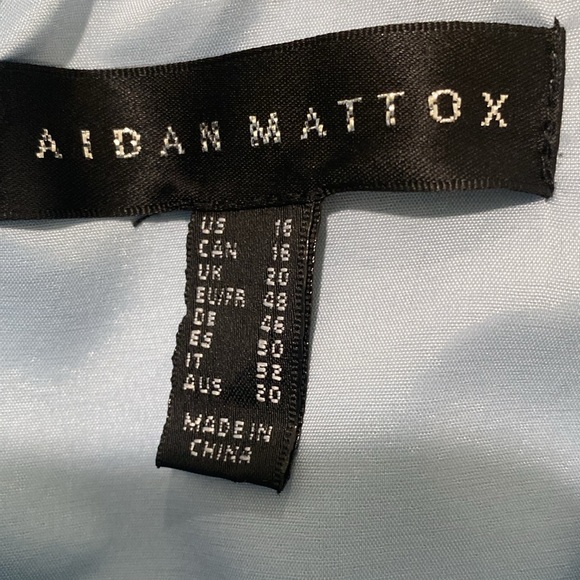 This is a Aidan Mattox stunning baby blue gown. - Picture 8 of 9